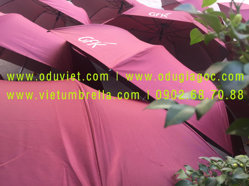 xưởng sản xuất ô dù cầm tay in logo quảng cáo
